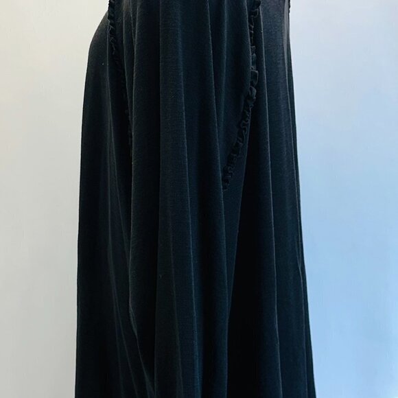 NWT LAUREN CONRAD Women Long Sleeve Pullover Round Neck Black Shirt Plus Size 4X - Picture 11 of 14